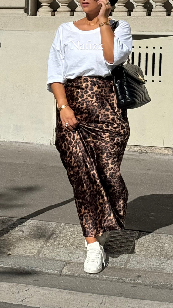 Jupe Léopard Courte Free People - Taille 6, Neuve Avec étiquettes, Style Moderne