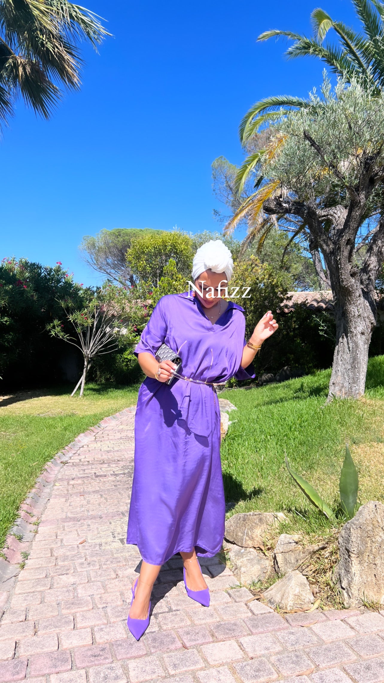 Robe Monaco violette